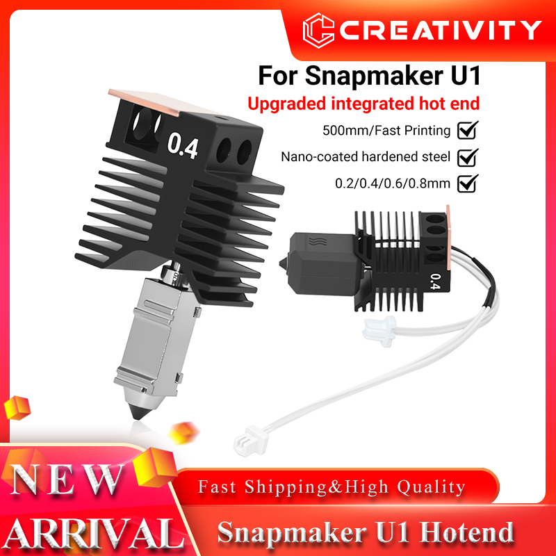 High Flow Ceramic Hotend - ชุดฮอตเอนด์ Snapmaker U1 ขนาด 0.4 มม.
