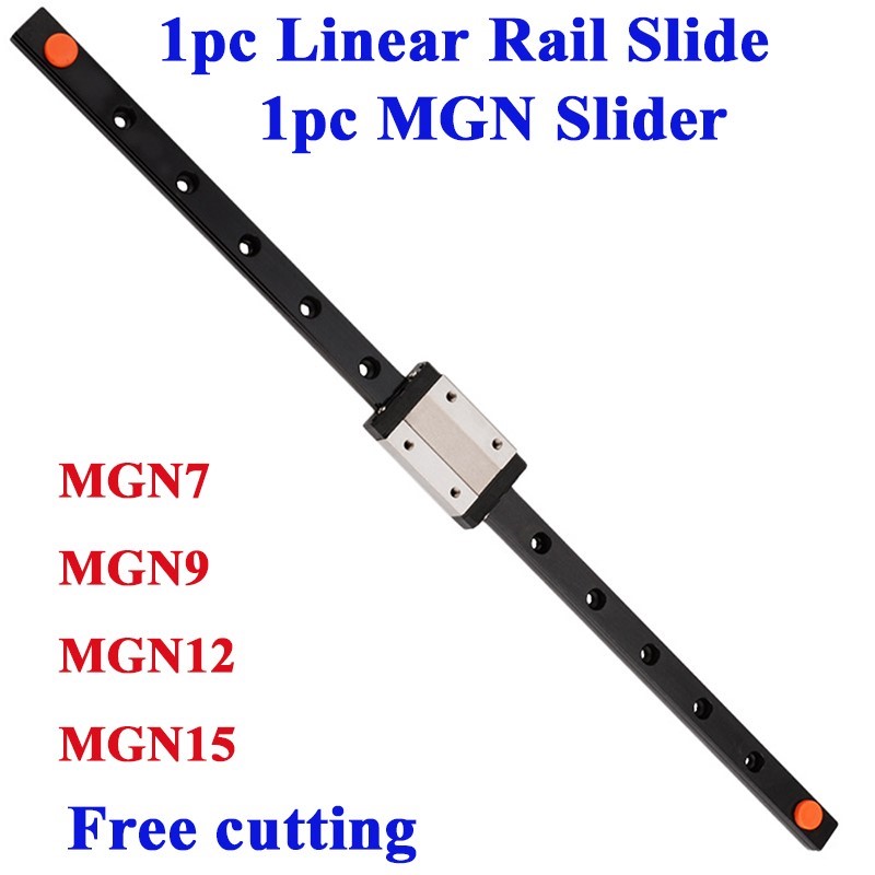 Linear Rail Mgn12H Set - 1PC สีดํา MGN7 MGN9 MGN12 MGN15