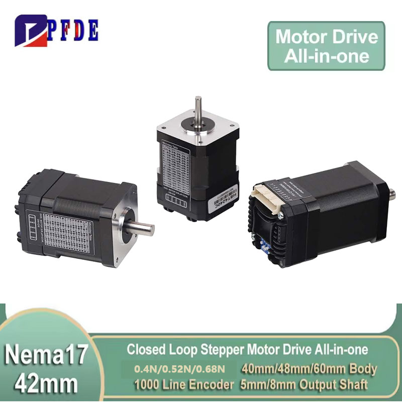 Closed Loop Stepper Motor Nema 17 - มอเตอร์สเต็ปเปอร์แบบวงปิด Nema17 พร้อมไดรฟ์ในตัว ออลอินวัน มอเตอร์ 42