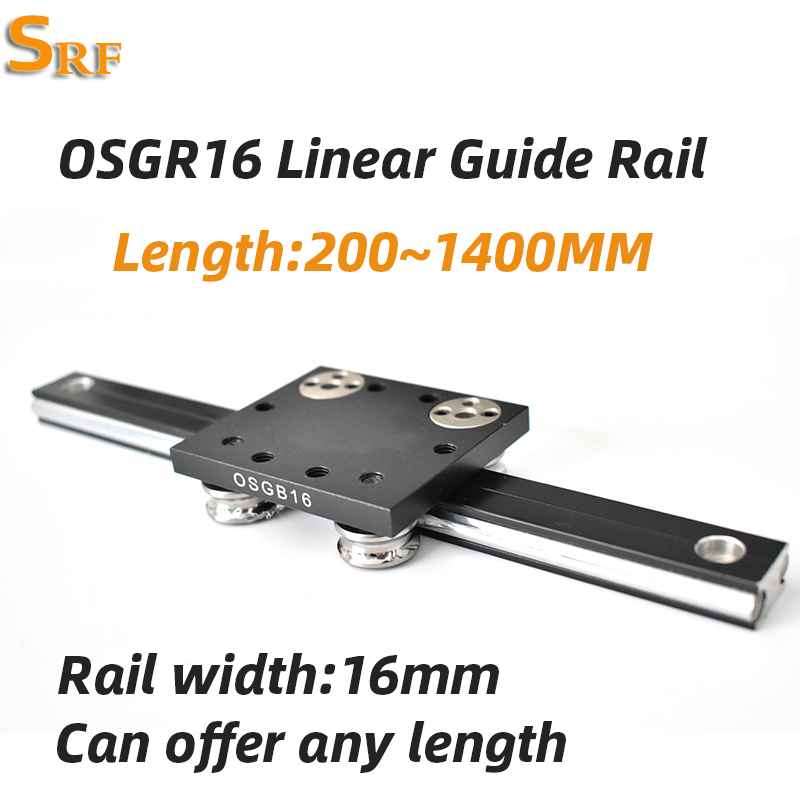 Linear Rail Mgn12H Set - รางเลื่อนแบบเส้นตรงสองแกนขนาด 16 มม. OSGR16 พร้อมลูกกลิ้ง 300
