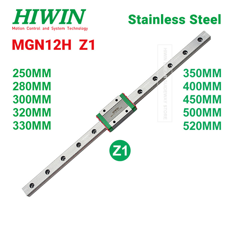 Linear Rail Mgn12H Set - รางเลื่อนเชิงเส้น HIWIN MGN12H Z1 ขนาด 200
