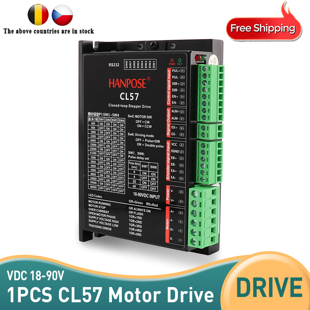 Closed Loop Stepper Motor Nema 17 - CL57 ไดรเวอร์เซอร์โวแบบวงปิดสำหรับ NEMA17 NEMA23 ตัวควบคุม CNC