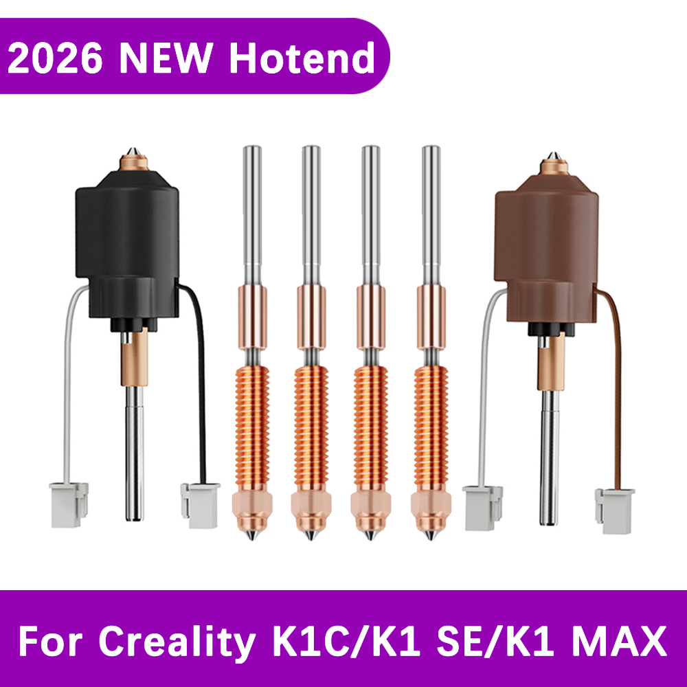 High Flow Ceramic Hotend - ชุดฮ็อตเอนด์ใหม่ปี 2026 สำหรับ Creality K1C K1