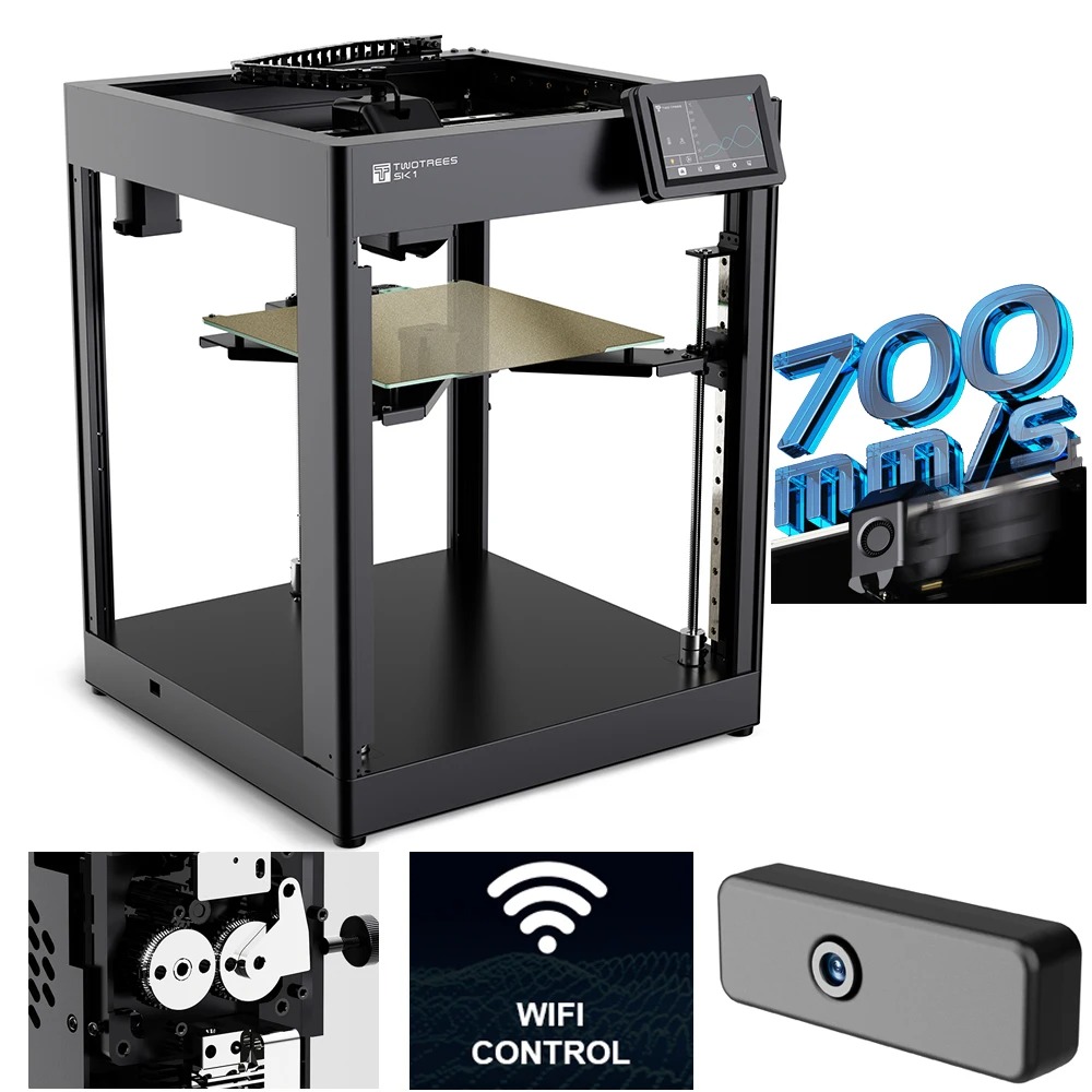 Corexy 3D Printer Kit - เครื่องพิมพ์สามมิติ Twotrees SK1 ความเร็วสูง ระบบพิมพ์แบบ Direct