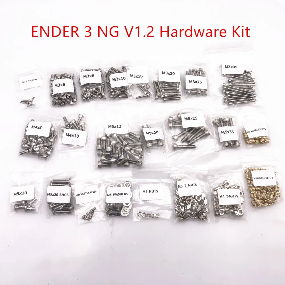 Corexy 3D Printer Kit - ชุดอุปกรณ์แปลงฮาร์ดแวร์สกรูและน็อต Funssor Ender 3 NG V1.2