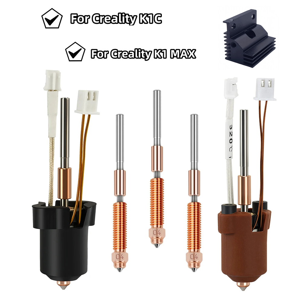 ชุดหัวฉีดความร้อน Creality K1/ - High Flow Ceramic Hotend บทวิจารณ์และราคา