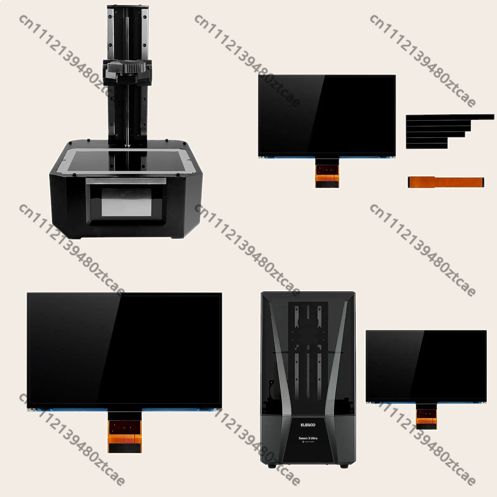 หน้าจอ LCD ขาวดำขนาด 12K 10.1  - 12K Monochrome Lcd Resin 3D Printer บทวิจารณ์และราคา