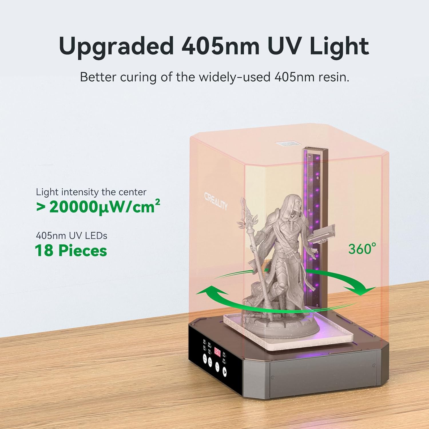 เครื่องล้างและอบเรซิ่นสำหรับเค - Large Resin Wash And Cure Station บทวิจารณ์และราคา