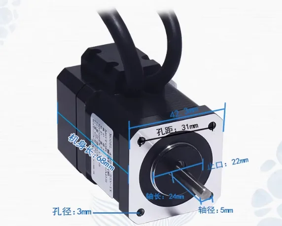 Nema17 42 Hybrid ปิด-Loop Step - Closed Loop Stepper Motor Nema 17 บทวิจารณ์และราคา