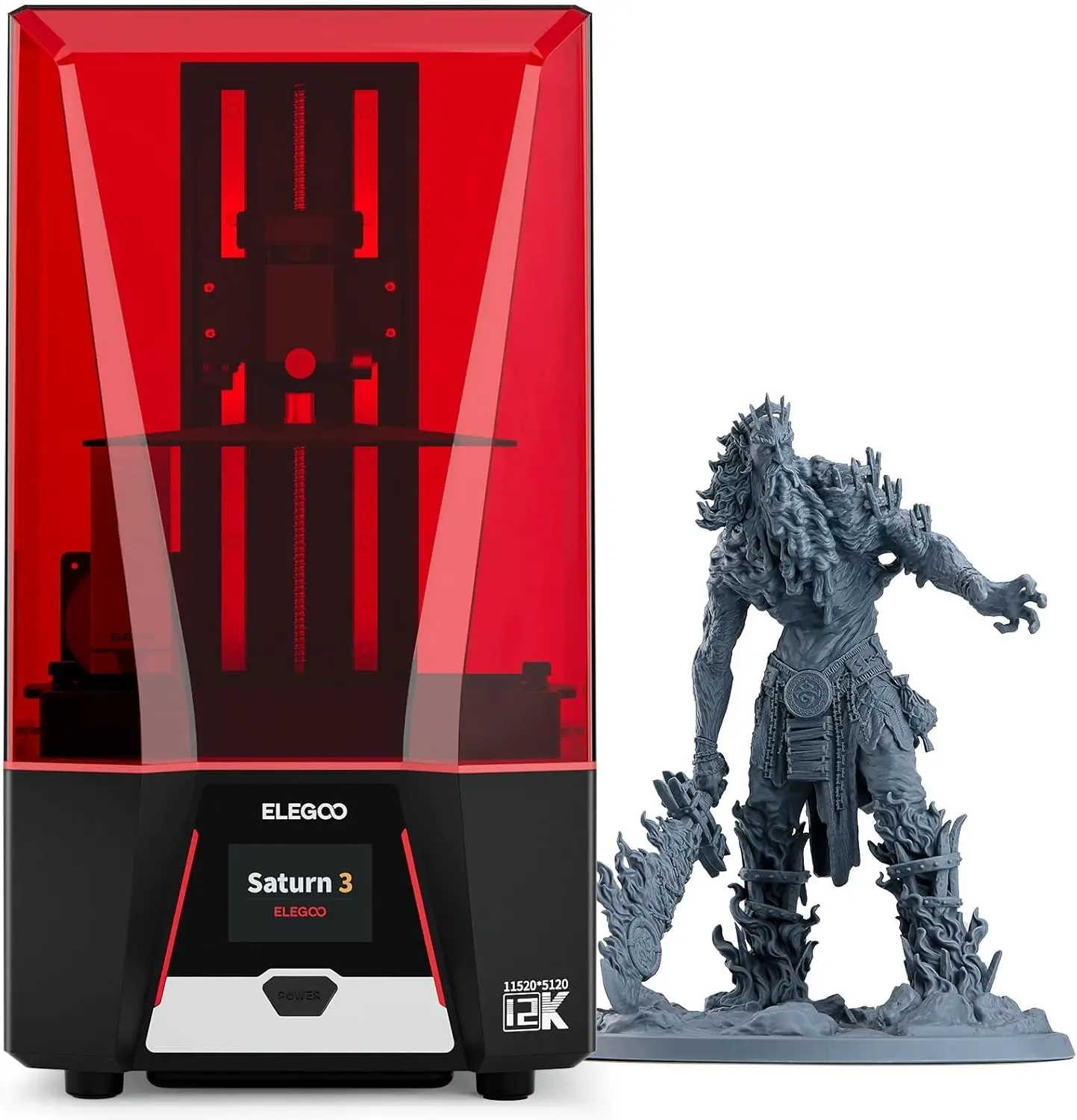 เครื่องพิมพ์ 3 มิติ Saturn 3 M - 12K Monochrome Lcd Resin 3D Printer บทวิจารณ์และราคา