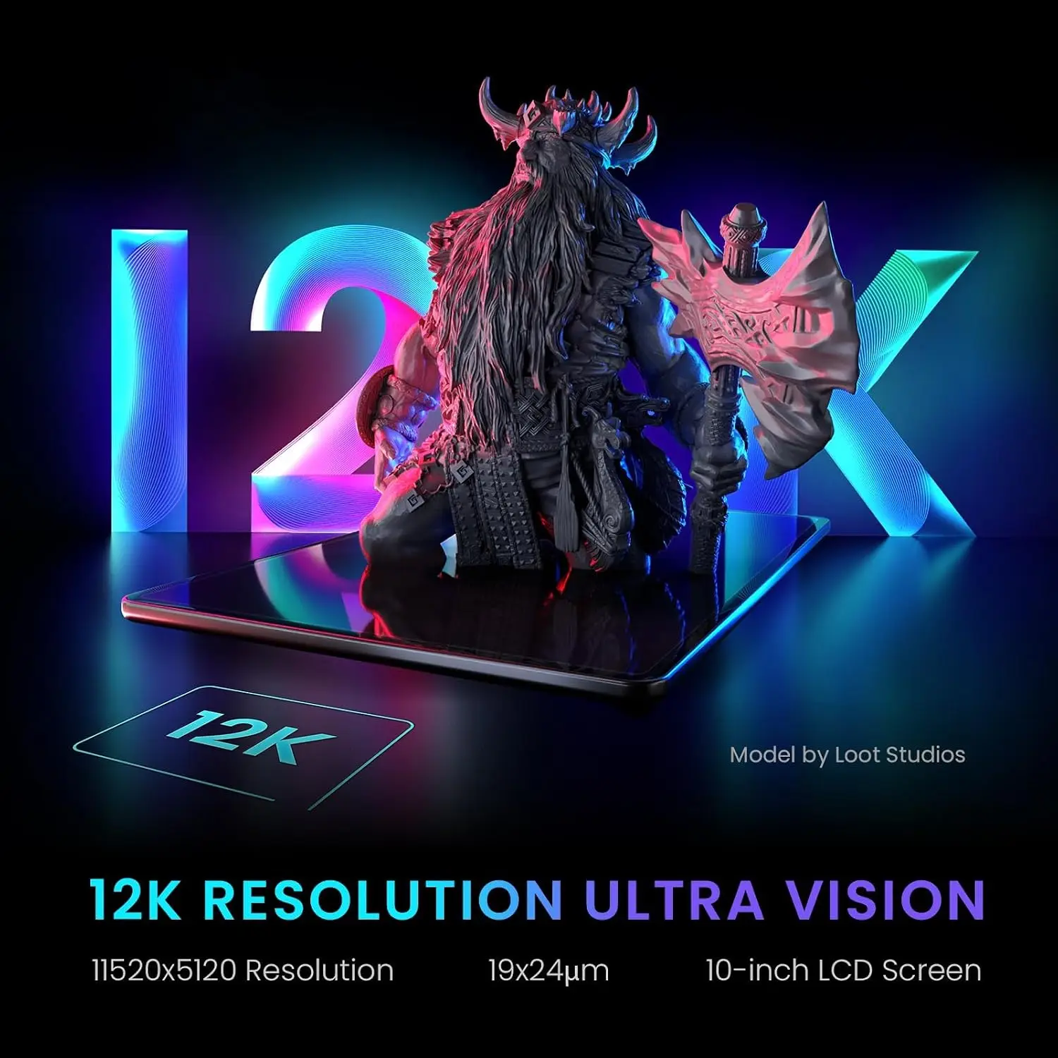 เครื่องพิมพ์ 3 มิติ Saturn 3 M - 12K Monochrome Lcd Resin 3D Printer บทวิจารณ์และราคา