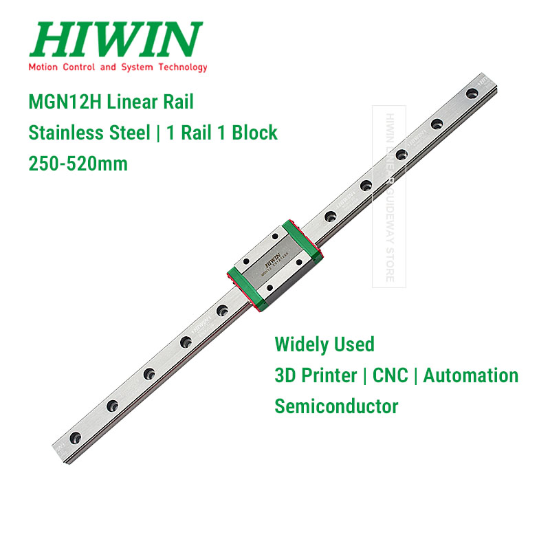 รางเลื่อนเชิงเส้น HIWIN MGN12H - Linear Rail Mgn12H Set บทวิจารณ์และราคา