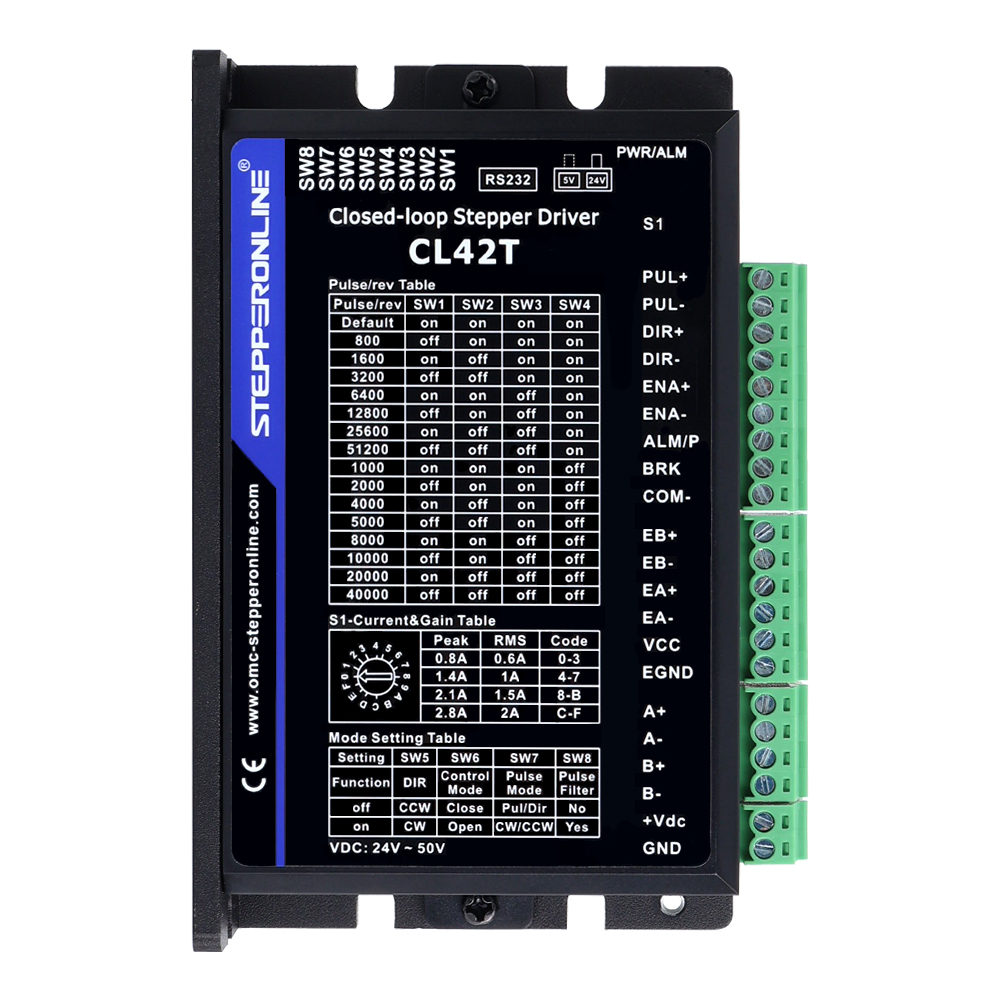 STEPPERONLINE Nema 17 ปิด Loop - Closed Loop Stepper Motor Nema 17 บทวิจารณ์และราคา